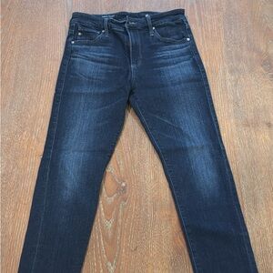 Ag Adriano Goldschmied Black Skinny Jeans